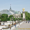 The Grand Palais as seen from the Pont Alexandre III 